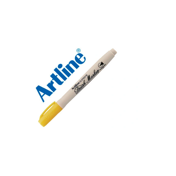 Artline Rotulador Supreme Brush Punta Pincel Tinta Base Agua Trazo Variable Amarillo Lettering 0 Artline Rotulador Supreme Brush Punta Pincel Tinta Base Agua Trazo Variable Amarillo Lettering 0