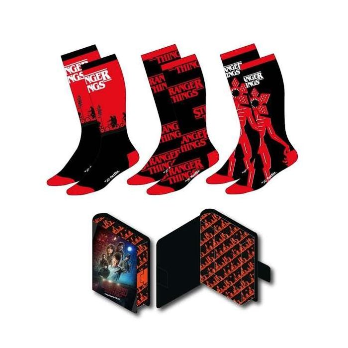 Pack calcetines 3 piezas stranger things t3845:tu 38/45