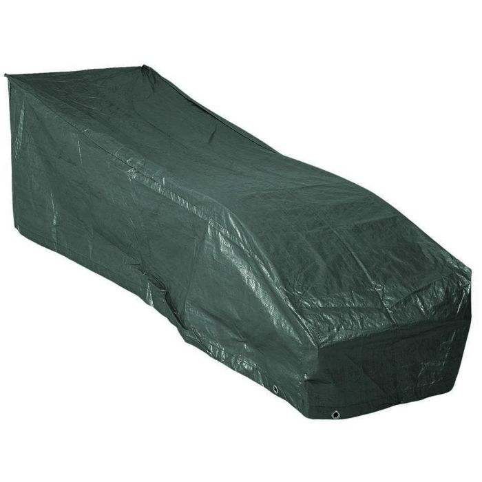 Altadex Funda Protectora para Tumbona 78x205x40cm Polietileno 100g/m² Impermeable Verde 2