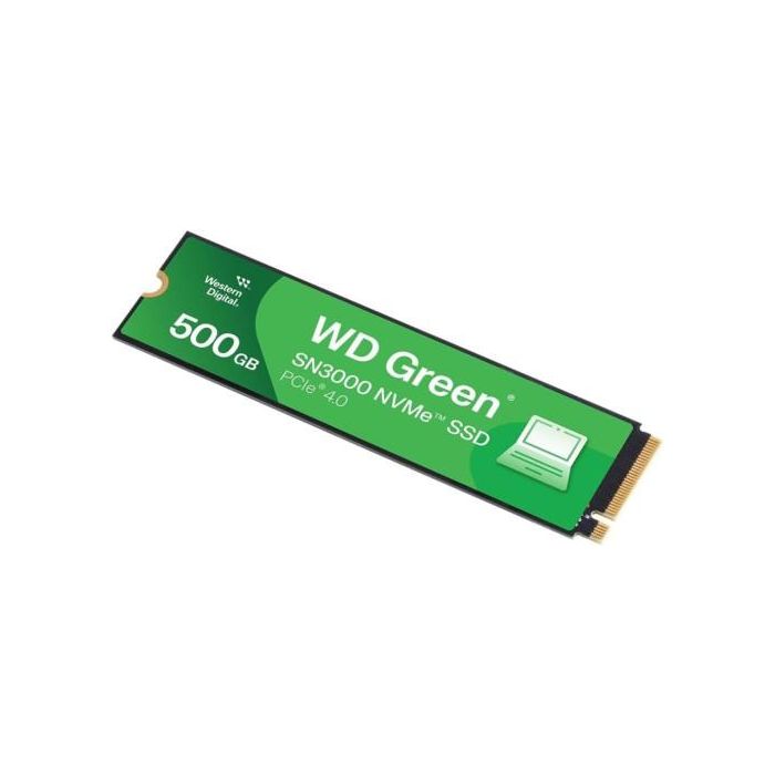 Western Digital WDS500G4G0E Disco SSD NVMe WD Green SN3000 500GB M.2 2280 PCIe Gen4 5000MB/s lectura 4100MB/s escritura 1 Western Digital WDS500G4G0E Disco SSD NVMe WD Green SN3000 500GB M.2 2280 PCIe Gen4 5000MB/s lectura 4100MB/s escritura 1