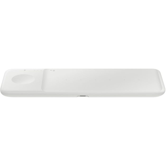 Samsung EP-P6300 Cargador Inalámbrico Trio Pad Blanco Carga Rápida para Smartphone Auriculares y Smartwatch 4