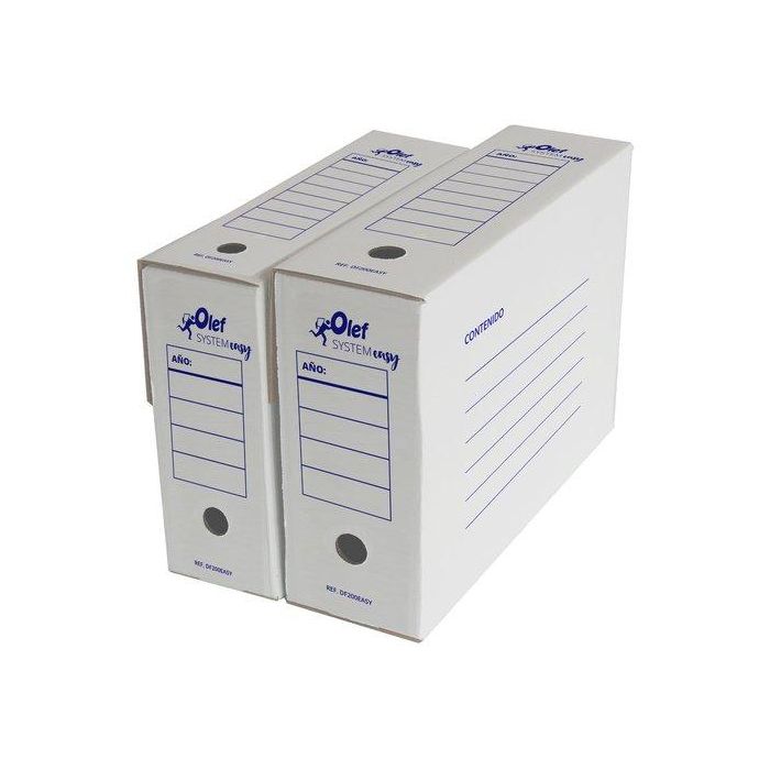 Caja Archivo Definitivo Carton Automontable Olef System Easy A4 114Mm (8062151) (Set de 25)