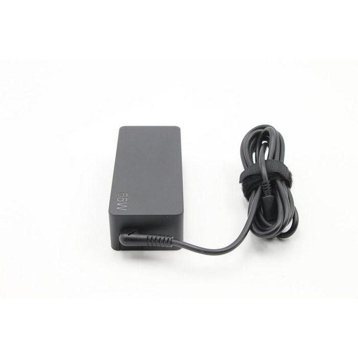 Lenovo Adaptador de Corriente USB-C 65W PD 3.0 con Voltajes Ajustables (5V, 9V, 15V, 20V), Cable 1.8m 5