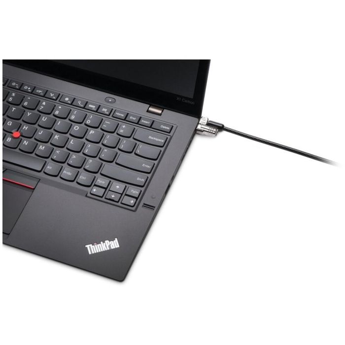 Kensington K65020EU Candado de Seguridad con Llave MicroSaver 2.0 para Portátil, Cable de Acero al Carbón, Negro/Plata 4