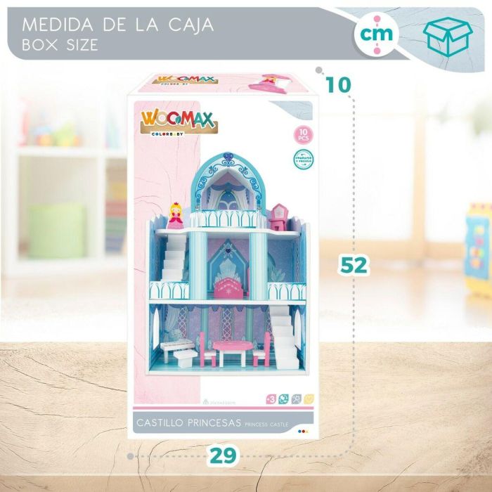 Casa de Miniatura Woomax 9 Piezas 2 Unidades 37 x 53,5 x 15 cm 1 Casa de Miniatura Woomax 9 Piezas 2 Unidades 37 x 53,5 x 15 cm 1