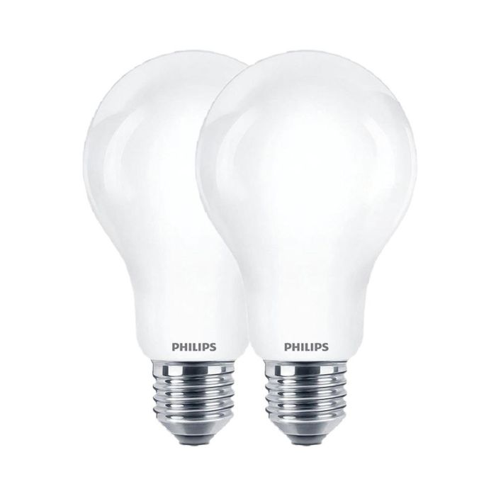 Philips Bombilla LED Standard E27 10.5W (Equiv. 100W) 1521 lm 2700K Luz Cálida Pack 2 Unidades