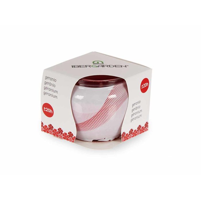 Vela Aromatica Geranio Tarro Vidrio Ibergarden 7X6CM (24 Unidades) 2 Vela Aromatica Geranio Tarro Vidrio Ibergarden 7X6CM (24 Unidades) 2