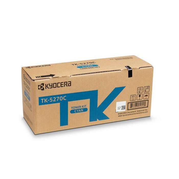 KYOCERA TK5270C TONER CIAN PARA ECOSYS M6230/6630cidn 6000 pag KYOCERA TK5270C TONER CIAN PARA ECOSYS M6230/6630cidn 6000 pag
