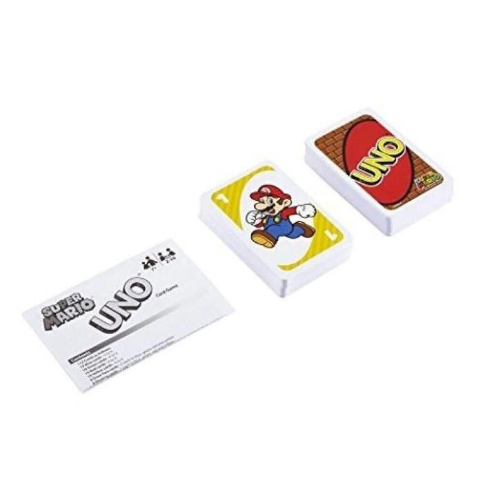Mattel Games Drd00 Juego de Cartas UNO Super Mario Bros, Edición Especial con Carta Superestrella, 2-10 Jugadores, +6 Años 2 Mattel Games Drd00 Juego de Cartas UNO Super Mario Bros, Edición Especial con Carta Superestrella, 2-10 Jugadores, +6 Años 2