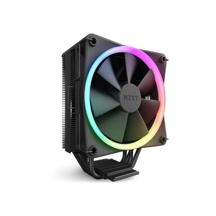 NZXT T120 RGB Refrigerador de aire para procesador, 12 cm, Negro, 4 tubos disipadores, RGB, RC-TR120-B1 NZXT T120 RGB Refrigerador de aire para procesador, 12 cm, Negro, 4 tubos disipadores, RGB, RC-TR120-B1