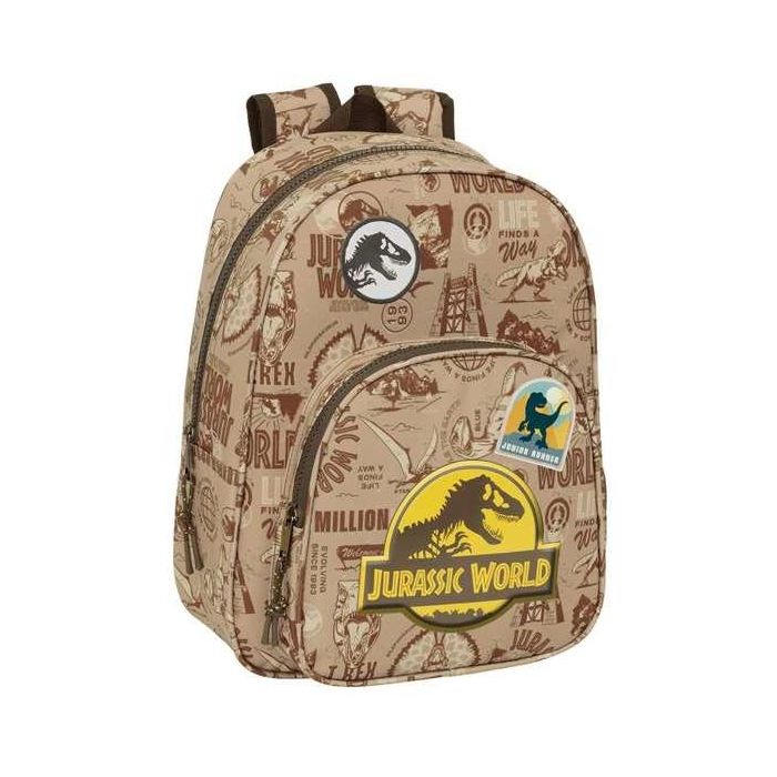 Mochila Escolar Jurassic World Beige 27 x 33 x 10 cm 0 Mochila Escolar Jurassic World Beige 27 x 33 x 10 cm 0