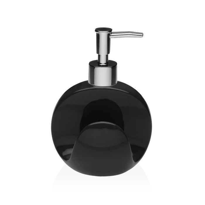 Dispensador Bombon Con Estropajero Gris Oscuro Versa 10X17CM (2 Unidades) Dispensador Bombon Con Estropajero Gris Oscuro Versa 10X17CM (2 Unidades)