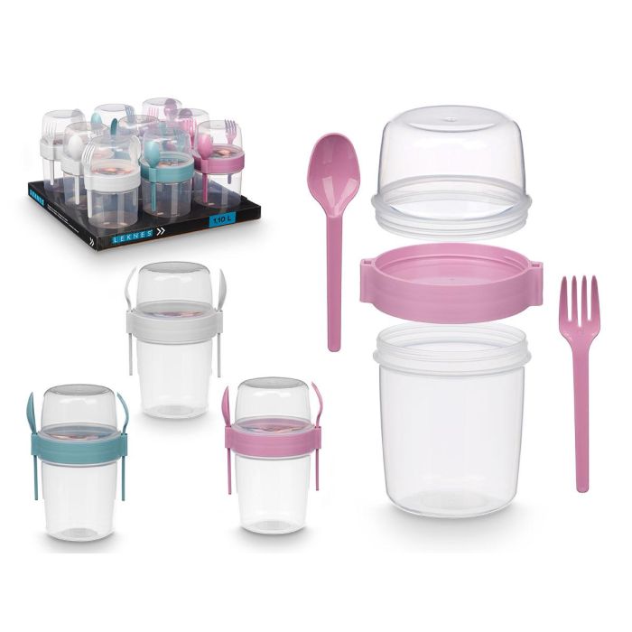 Recipiente Plastico Cubiertos 1100Ml Surtidos Col Leknes 12X18CM (18 Unidades) Recipiente Plastico Cubiertos 1100Ml Surtidos Col Leknes 12X18CM (18 Unidades)