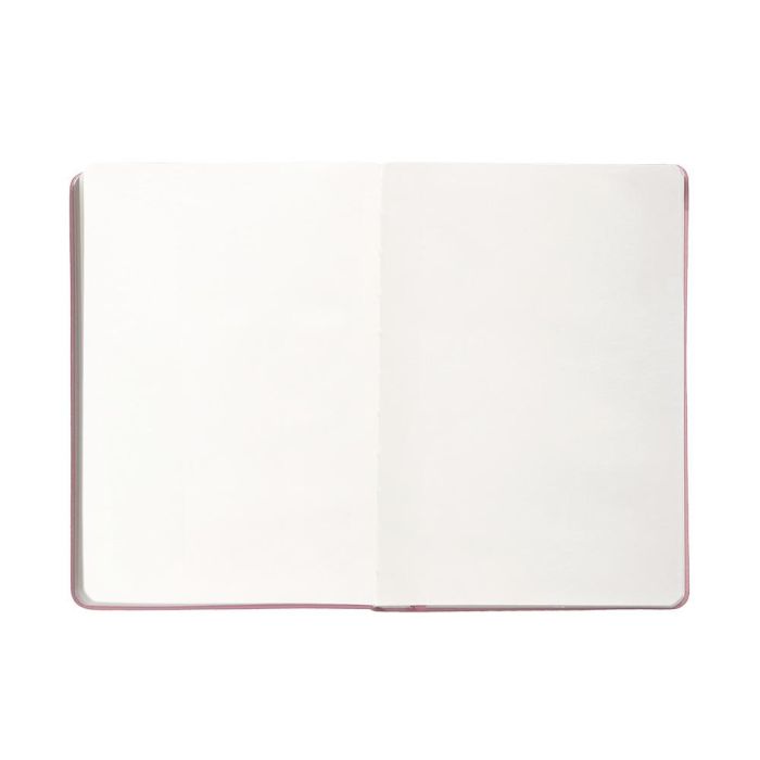 Cuaderno Con Gomilla Antartik Notes Tapa Dura A4 Hojas Lisas Rosa Pastel 100 Hojas 80 gr Fsc 7