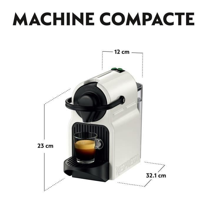 KRUPS YY1530FD Cafetera espresso Nespresso Inissia - Presión 19 bares - Blanco 2 KRUPS YY1530FD Cafetera espresso Nespresso Inissia - Presión 19 bares - Blanco 2