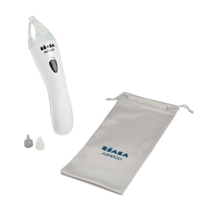 Aspirador nasal eléctrico portátil para bebés Aspidoo White 2 Aspirador nasal eléctrico portátil para bebés Aspidoo White 2