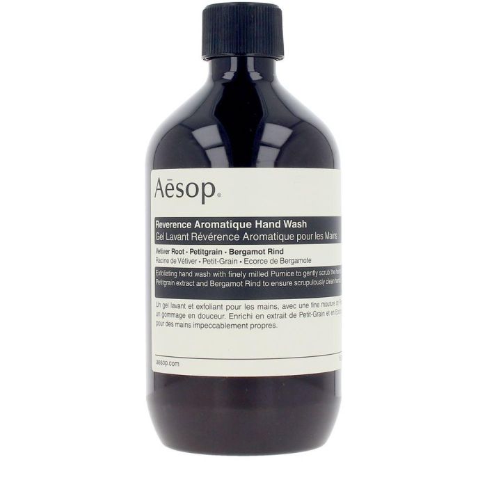 AESOP Reverence Aromatique Jabón Exfoliante de Manos, Limpieza Suave y Renovadora, con Piedra Pómez, 500 ml