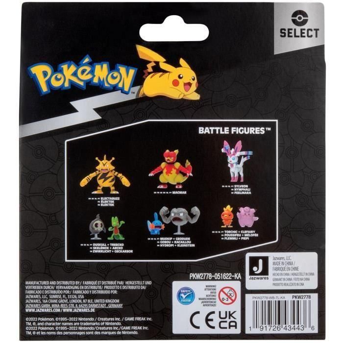 Bandai - Pokémon - Pack Evolución - Figura Pichu 5cm + Figura Pikachu 8cm + Figura Raichu 10cm - JW2778 2