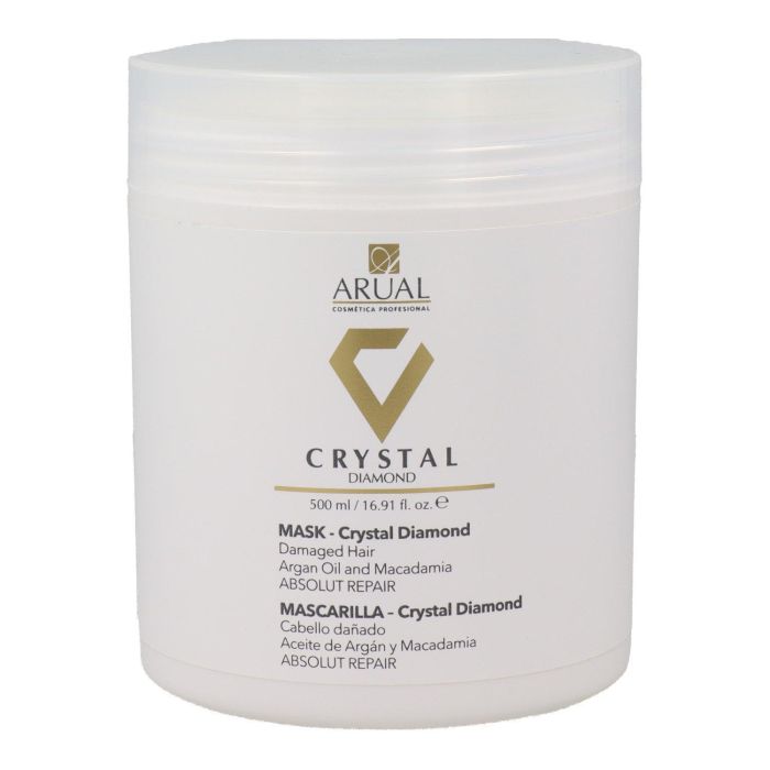 Arual Mascarilla Crystal Diamond para cabellos debilitados, resecos y sin brillo 500 ml Arual Mascarilla Crystal Diamond para cabellos debilitados, resecos y sin brillo 500 ml
