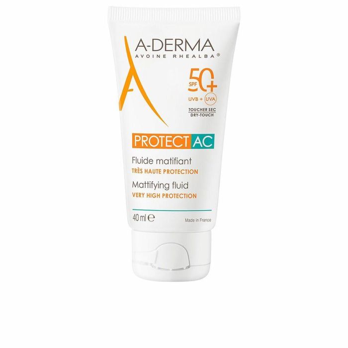 A-Derma Protect Ac Fluido Solar Facial Matificante Spf50+