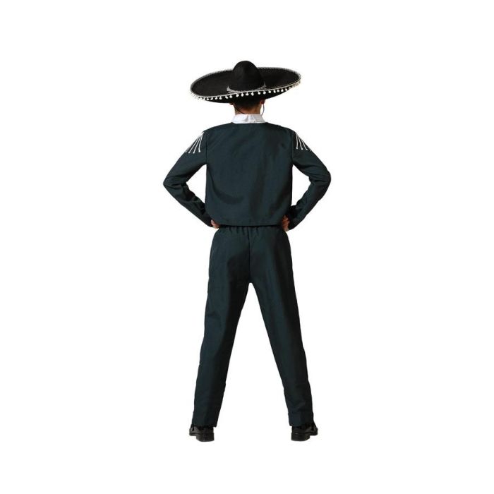 Disfraz Mariachi Traje Negro Hombre Adulto XXL 2 Disfraz Mariachi Traje Negro Hombre Adulto XXL 2