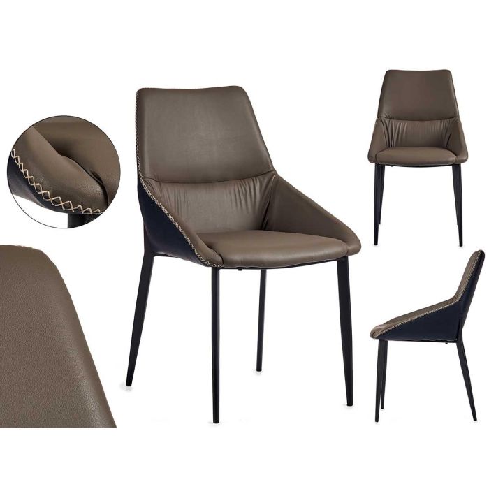 Sillon Gris Clasico Liso Con Borde Trenzado Giftdecor 50X87CM (2 Unidades) Sillon Gris Clasico Liso Con Borde Trenzado Giftdecor 50X87CM (2 Unidades)