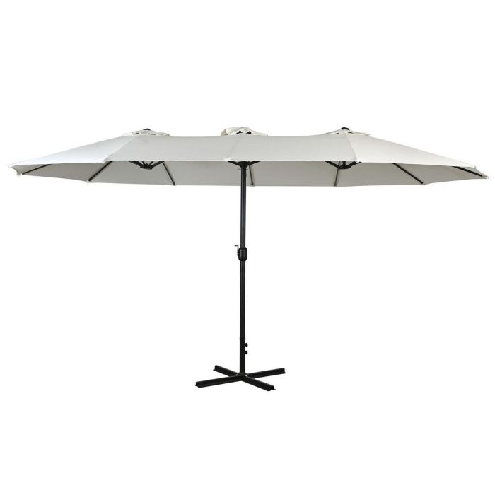 Parasol Terraza Y Jardin DKD Home Decor Beige Gris Oscuro 262 x 250 x 450 cm 1 Parasol Terraza Y Jardin DKD Home Decor Beige Gris Oscuro 262 x 250 x 450 cm 1