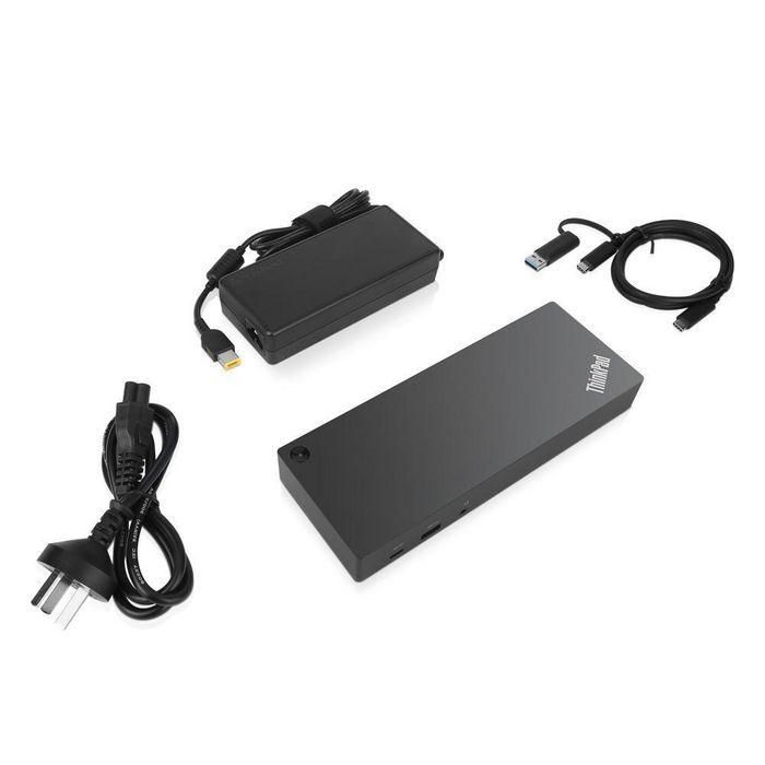 Lenovo USB C, 3 x USB 3.1 A, 2 x USB 2.0, 1 x USB C, 2 x HDMI, 2 x DisplayPort, RJ-45, 3.5 mm, Black, 135 W, UK 4 Lenovo USB C, 3 x USB 3.1 A, 2 x USB 2.0, 1 x USB C, 2 x HDMI, 2 x DisplayPort, RJ-45, 3.5 mm, Black, 135 W, UK 4