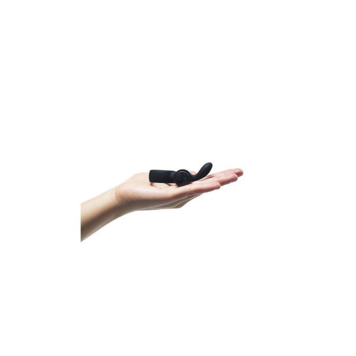 Anillo Conejito Vibrador Diversual Negro 4