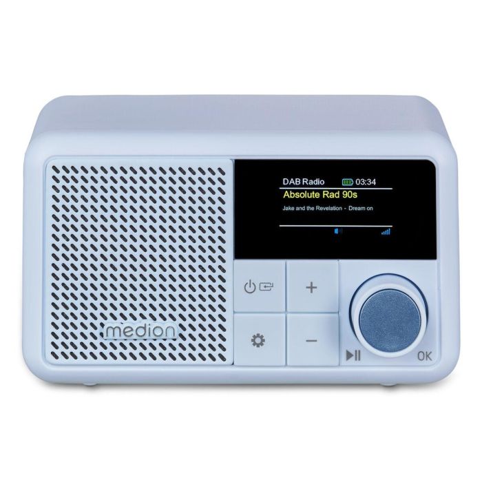 Medion AAAQH12606 Mini Radio Portátil DAB/FM Mono 2W RMS Azul 15