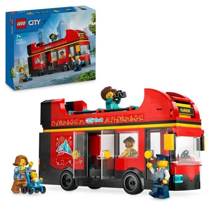 LEGO City 60407 Autobús Rojo de Dos Pisos, Autobús de Juguete, Vehículo para Niños a Partir de 7 Años LEGO City 60407 Autobús Rojo de Dos Pisos, Autobús de Juguete, Vehículo para Niños a Partir de 7 Años