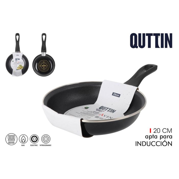 Quttin Sartén Esmaltada Avin 20 cm - Diámetro 20 cm, Profundidad 4.5 cm, Largo 36 cm 0 Quttin Sartén Esmaltada Avin 20 cm - Diámetro 20 cm, Profundidad 4.5 cm, Largo 36 cm 0