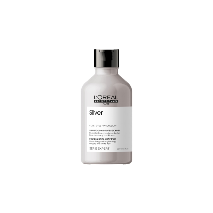 L'Oréal Professionnel Se Silver Shampoo Matizador Anti-amarillo Cabello Rubio y Canoso 300ml