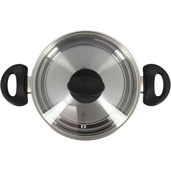 Horno holandés - MENASTYL - Primeros 20 cm - Acero inoxidable - Apto para todo tipo de fuegos, incluida inducción 2 Horno holandés - MENASTYL - Primeros 20 cm - Acero inoxidable - Apto para todo tipo de fuegos, incluida inducción 2