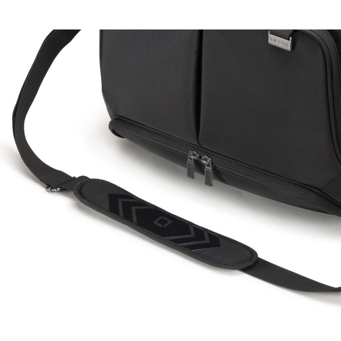 DICOTA Eco Top Traveller PRO Maletín Toploader 14.1" Negro Poliéster Reciclado, Asa, Bandolera, Compartimento Tablet y Documentos 6 DICOTA Eco Top Traveller PRO Maletín Toploader 14.1" Negro Poliéster Reciclado, Asa, Bandolera, Compartimento Tablet y Documentos 6