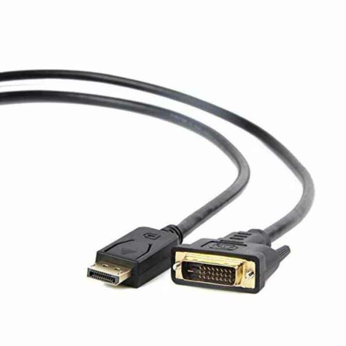 Adaptador DisplayPort a DVI GEMBIRD 8716309078931 1080 px 1,8 m Negro 1,8 m Adaptador DisplayPort a DVI GEMBIRD 8716309078931 1080 px 1,8 m Negro 1,8 m