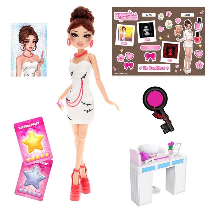 Set Muñeca Lana Deluxe Fashion Doll Dress to Impress 1
