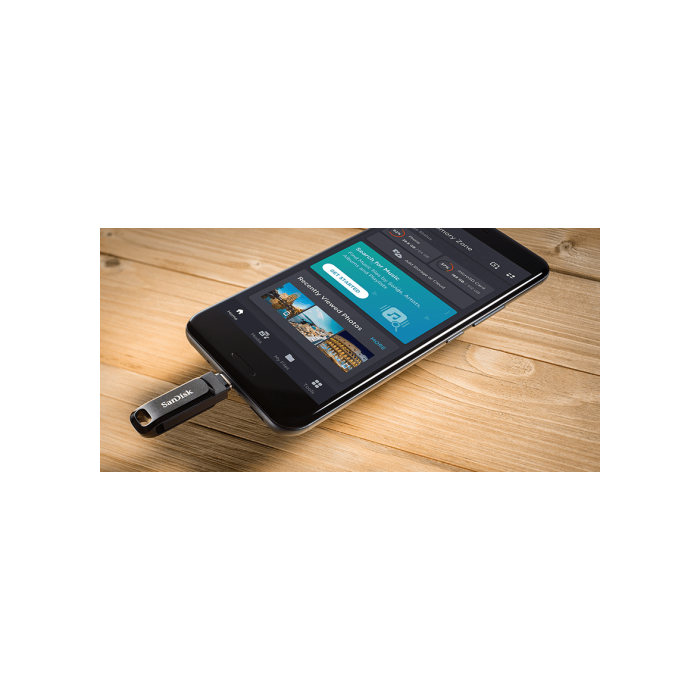 Sandisk Ultra Dual Drive Go 256 GB USB 3.2 Gen 1 (3.1 Gen 1) Type-A/Type-C Negro SDDDC3-256G-G46