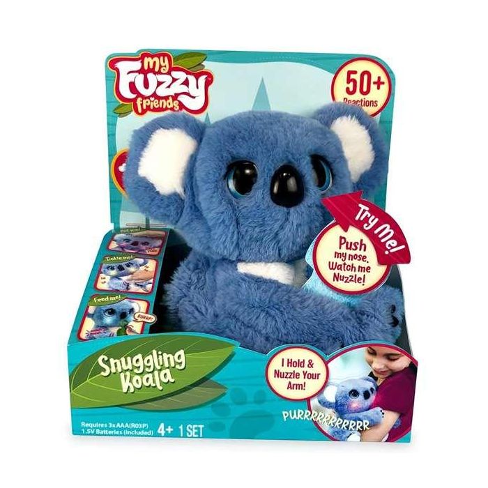 Koala de peluche ¡con más de 50 sonidos! se le iluminan los mofletes e incluye biberón 25,4 cm Koala de peluche ¡con más de 50 sonidos! se le iluminan los mofletes e incluye biberón 25,4 cm