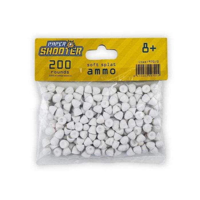 Gonher Dardos Paper Shooter Bolsa 200 Unidades, Edad Recomendada 5+ Años