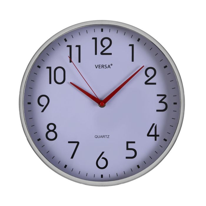 Reloj Pared Blanco 30Cm Versa (2 Unidades) Reloj Pared Blanco 30Cm Versa (2 Unidades)