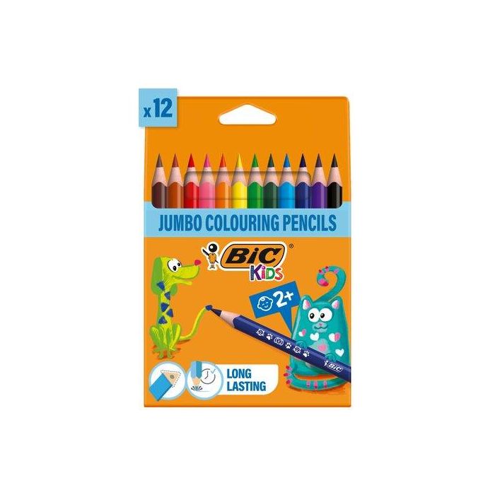 Lapices De Colores Bic Conte Kids Evolution Triangle Estuche De 12