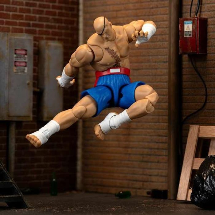 Figura street fighter ii sagat 15 cm 6 Figura street fighter ii sagat 15 cm 6