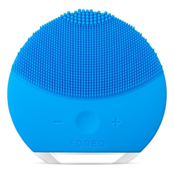 FOREO LUNA MINI 2 Cepillo Facial Sónico T-Sonic para Limpieza Profunda, Elimina Impurezas y Células Muertas, Exfoliante de Silicona Aquamarine 1 unidad