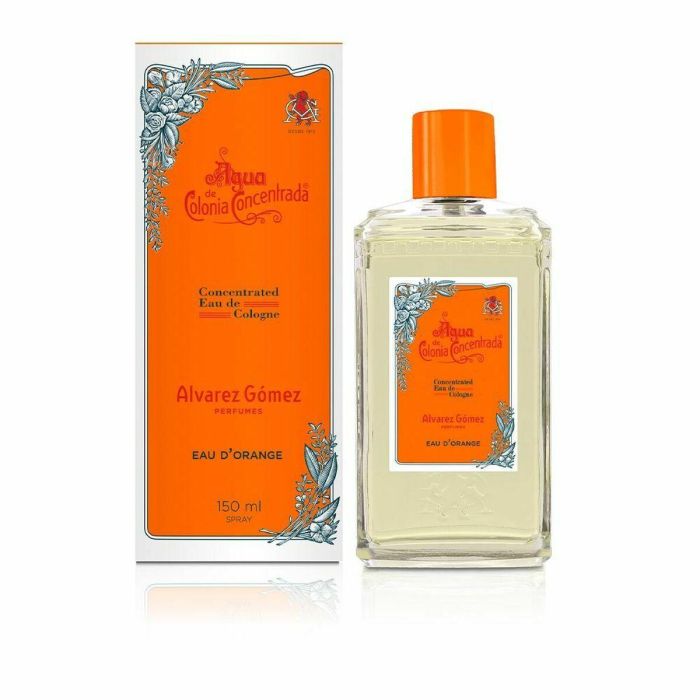 Álvarez Gómez Agua de Colonia Concentrada Eau D'Orange 150ml Vaporizador Unisex - Aroma Cítrico Amaderado de Frescor Duradero