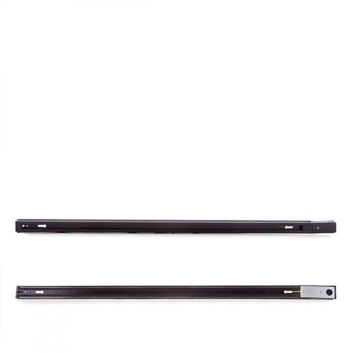 Carril Monofásico Negro 1M para Focos LED HO-218000CARRILN de Perfil de Aluminio y Cobre, Compatible con Desplazamiento de Luminarias 3 Carril Monofásico Negro 1M para Focos LED HO-218000CARRILN de Perfil de Aluminio y Cobre, Compatible con Desplazamiento de Luminarias 3