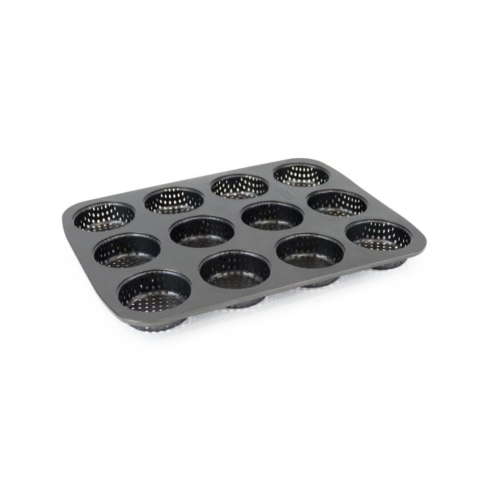 Molde para 12 Tartaletas Perforado 29x22 cm - Quttin (8 Unidades) 6 Molde para 12 Tartaletas Perforado 29x22 cm - Quttin (8 Unidades) 6