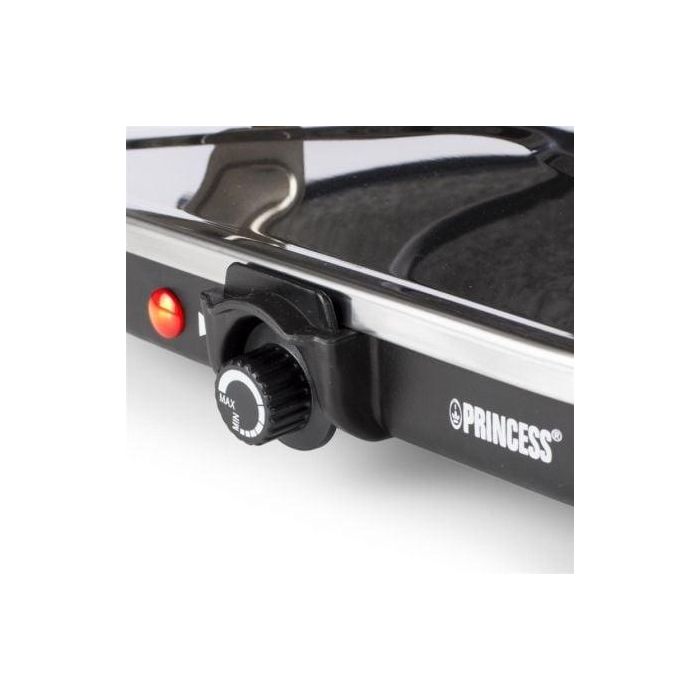 Princess 162720 Parrilla Raclette Oval Stone para 8 Personas, Plancha de Piedra Antiadherente y Termostato, 1200W 2 Princess 162720 Parrilla Raclette Oval Stone para 8 Personas, Plancha de Piedra Antiadherente y Termostato, 1200W 2