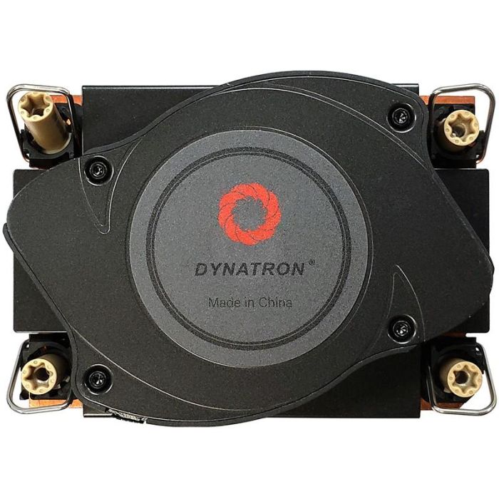 Dynatron N3 Refrigerador CPU Intel 1U LGA 4189 PWM para Xeon, Ventilador 8cm, Cobre, 205W TDP, Negro