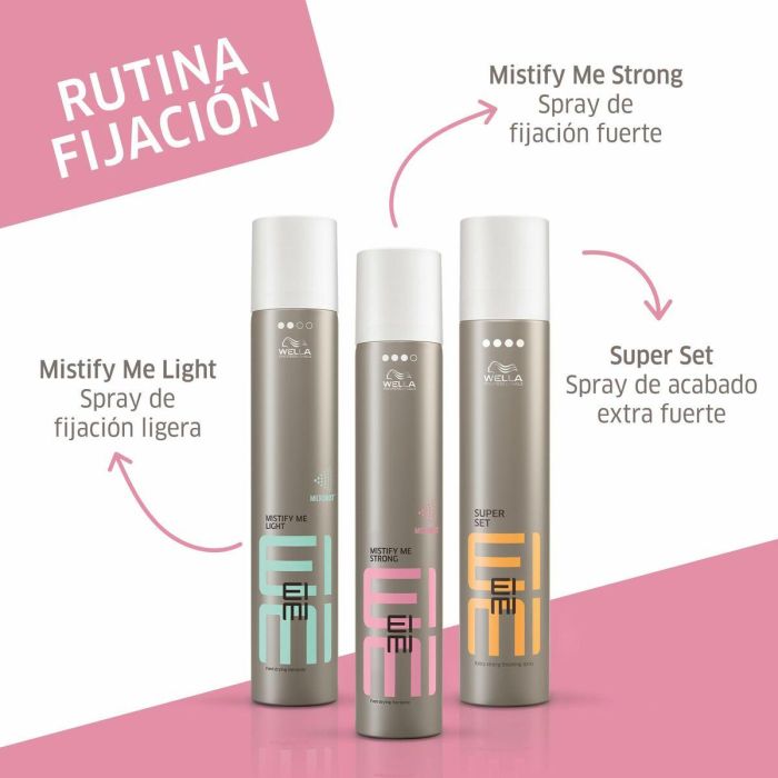 Wella Professionals EIMI Mistify Me Light Spray de Peinado Fijación Ligera Nivel 2 Micromist para Todo Tipo de Cabello 500 ml 2